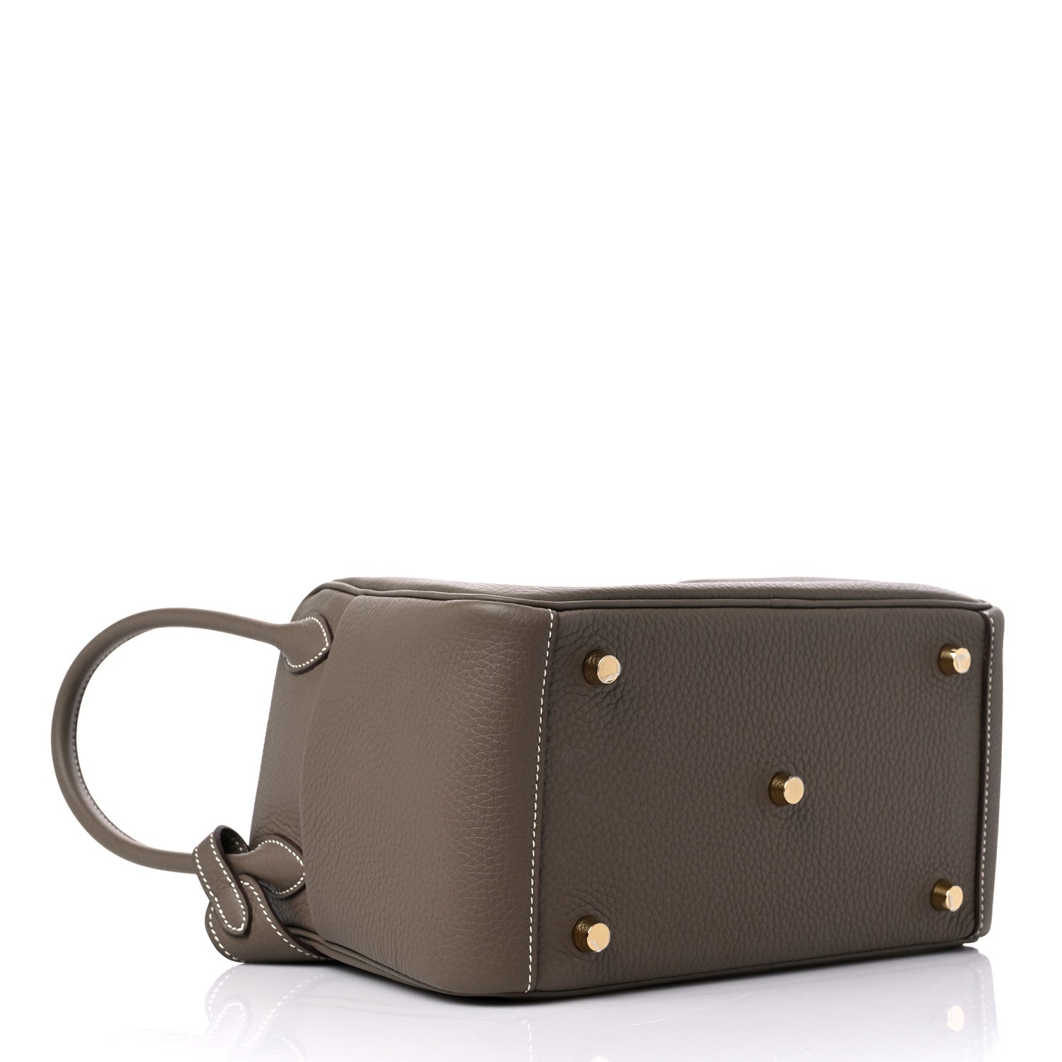 Hermes Taurillon Clemence Lindy 26 Etoupe 4 of 9