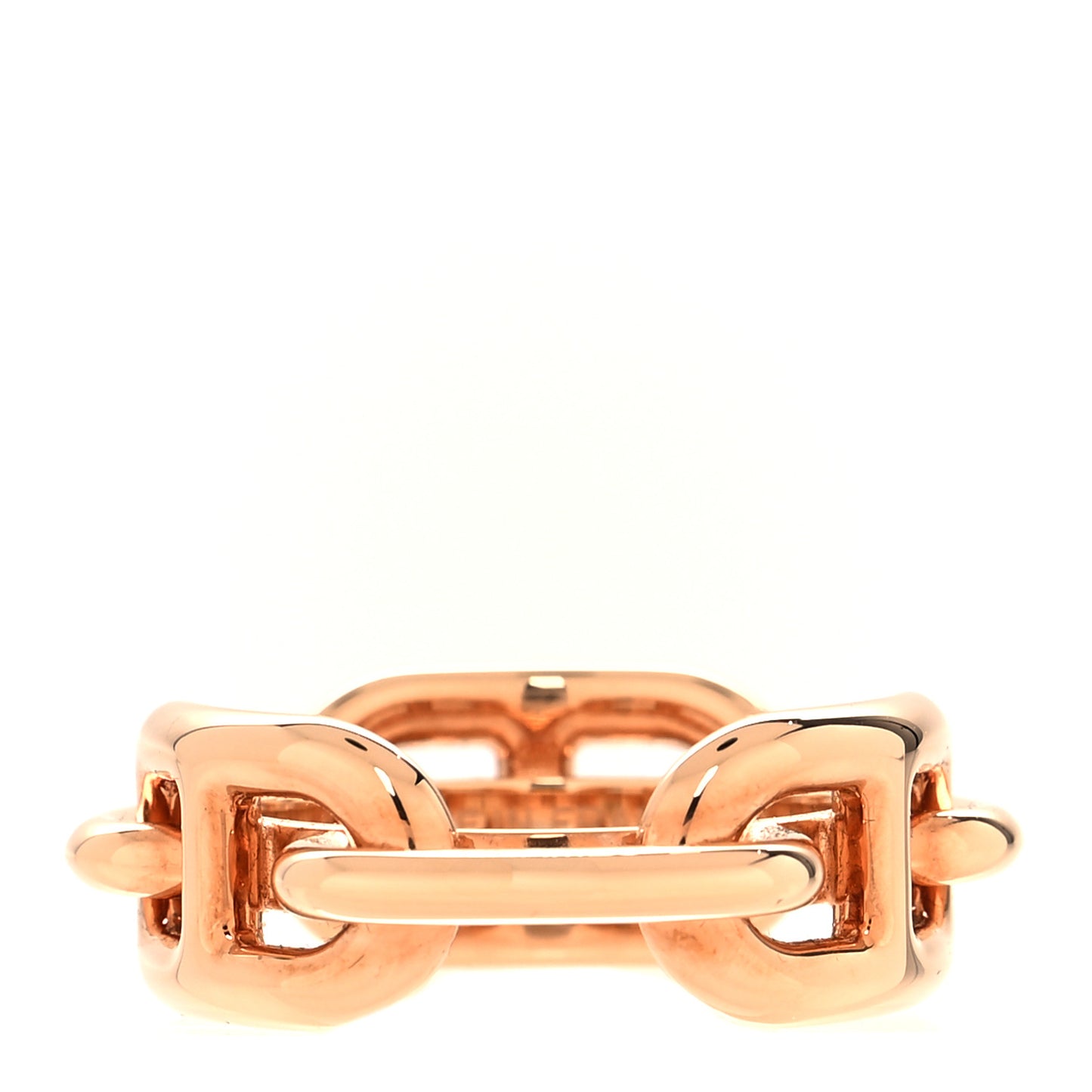 Plated Brass Regate Scarf Ring Plaqué Or Rose