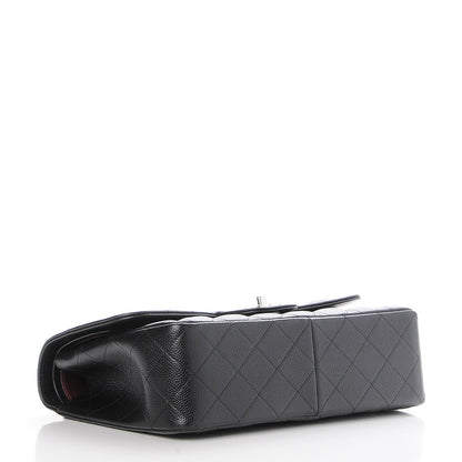 Chanel Caviar Quilted Jumbo Double Flap Black 5 of 9