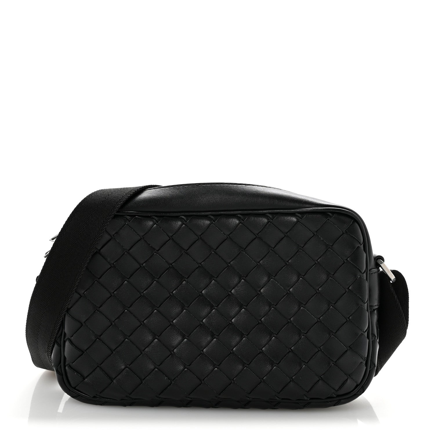Bottega Veneta Nappa Intrecciato Small Classic Camera Bag Black 1 of 14