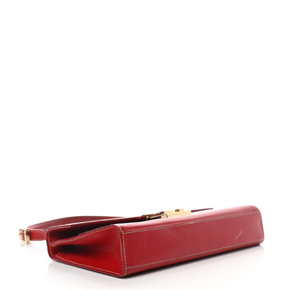 Gucci Calfskin Shoulder Bag Red 4 of 14