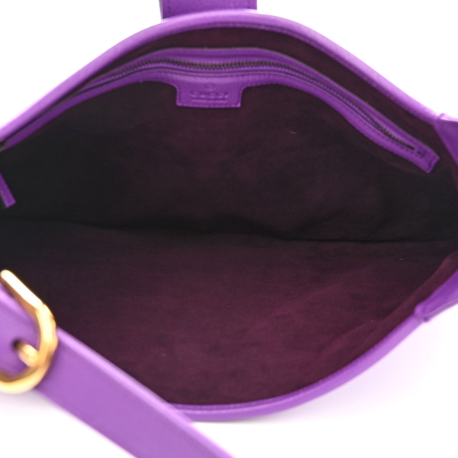 Gucci Goatskin Medium Aphrodite Shoulder Bag Shine Purple 5 of 11