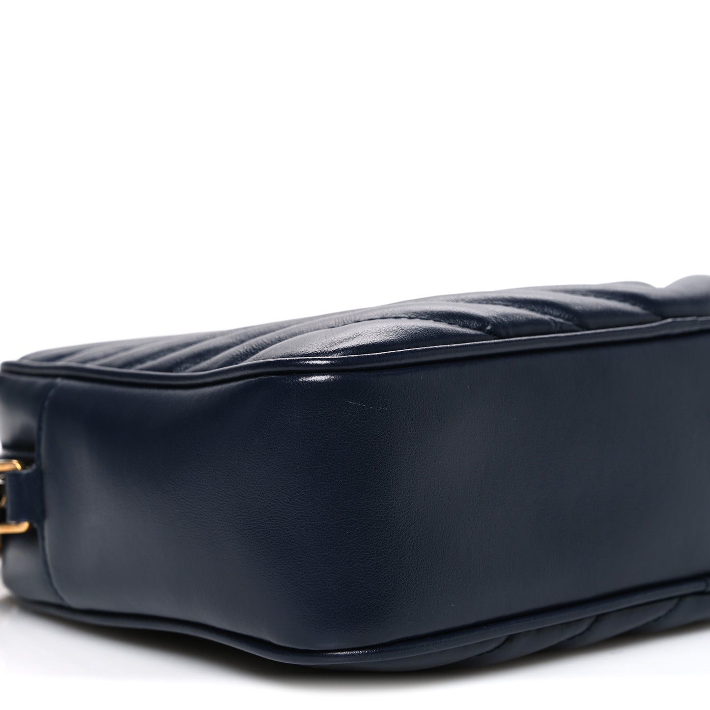Calfskin Matelasse Monogram Lou Camera Bag Deep Marine