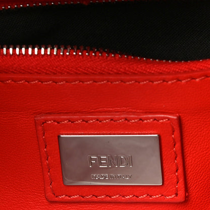 Fendi Nappa Mini Peekaboo Iconic Satchel Papavero 6 of 13