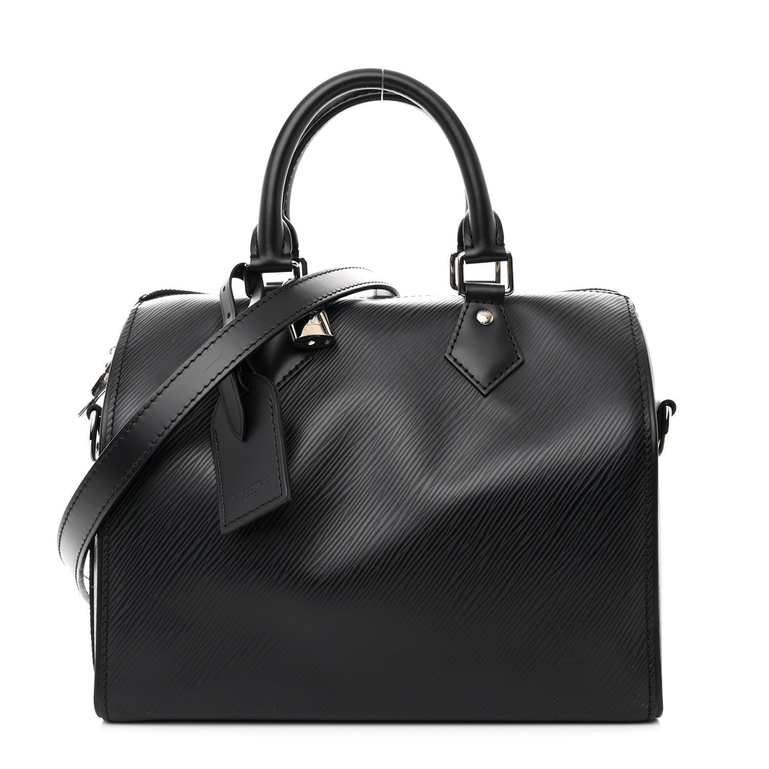 Louis Vuitton Epi Speedy Bandouliere 25 Black 1 of 10