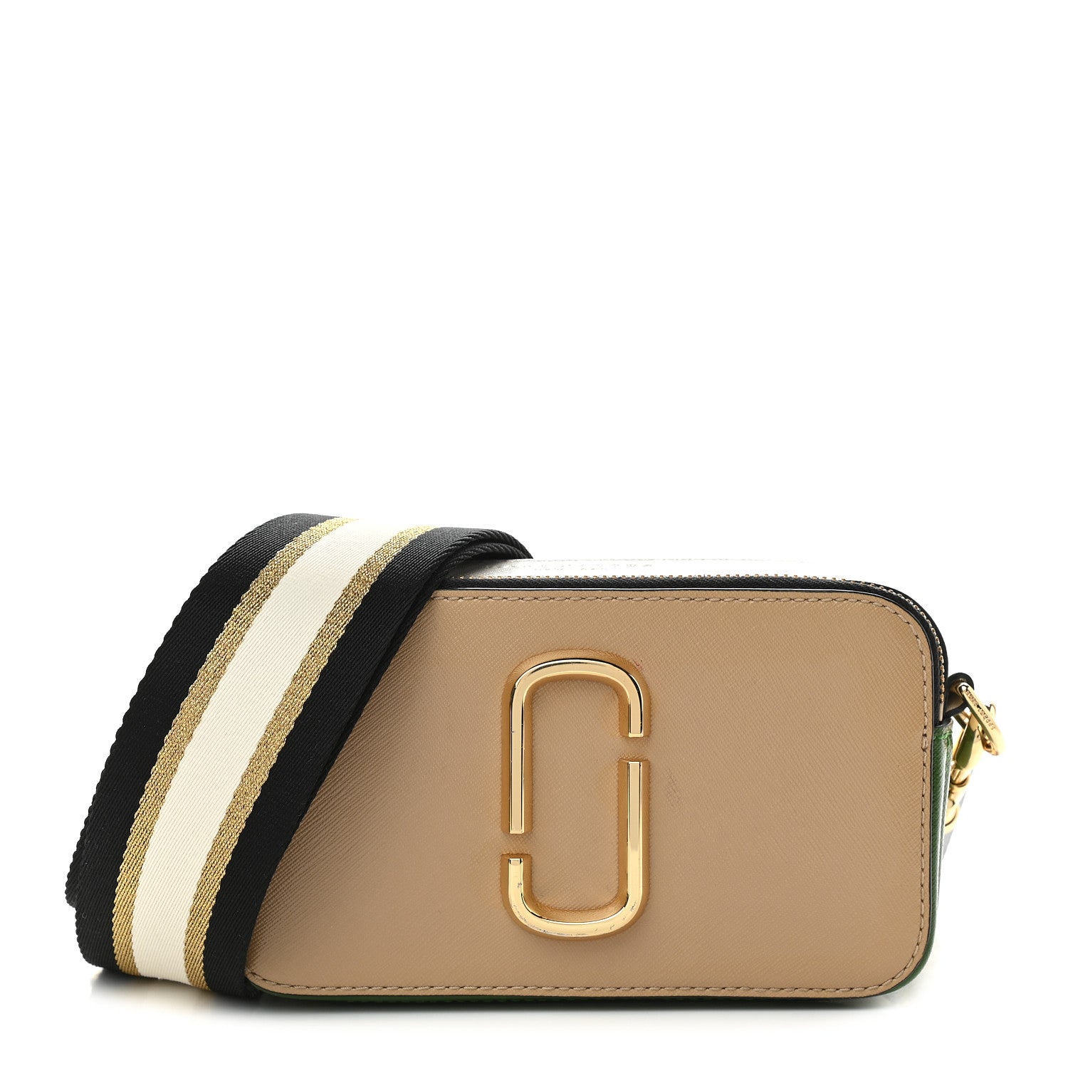 Marc Jacobs Saffiano Small Snapshot Camera Bag Sand Castle Multicolor 1 of 9