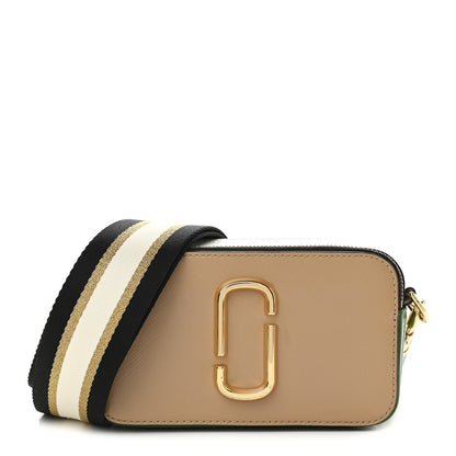 Marc Jacobs Saffiano Small Snapshot Camera Bag Sand Castle Multicolor 1 of 9