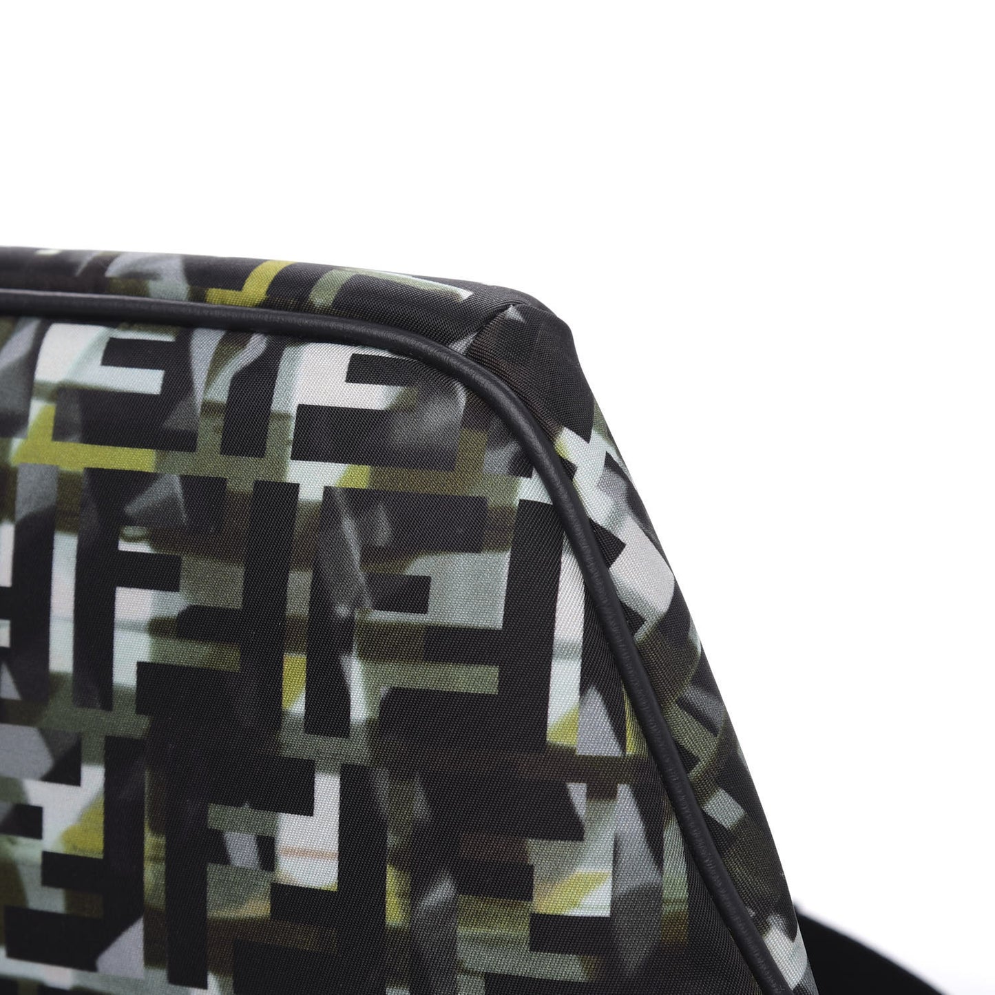 Nylon CamouFF Belt Bag Black Multicolor