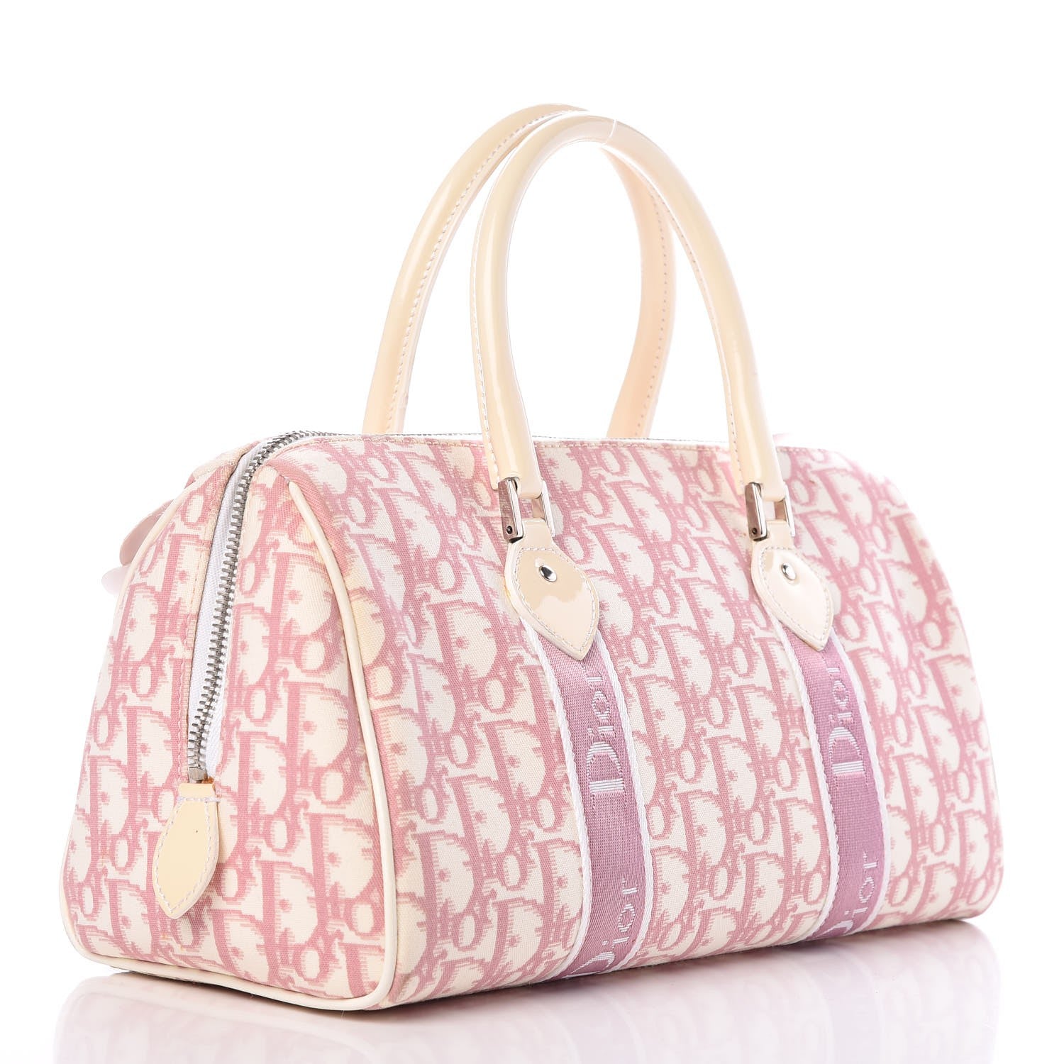 Christian Dior Monogram Girly Boston Pink 3 of 8