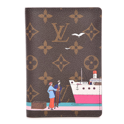 Louis Vuitton Monogram 2016 Christmas Animation Passport Cover Rose Ballerine 1 of 8