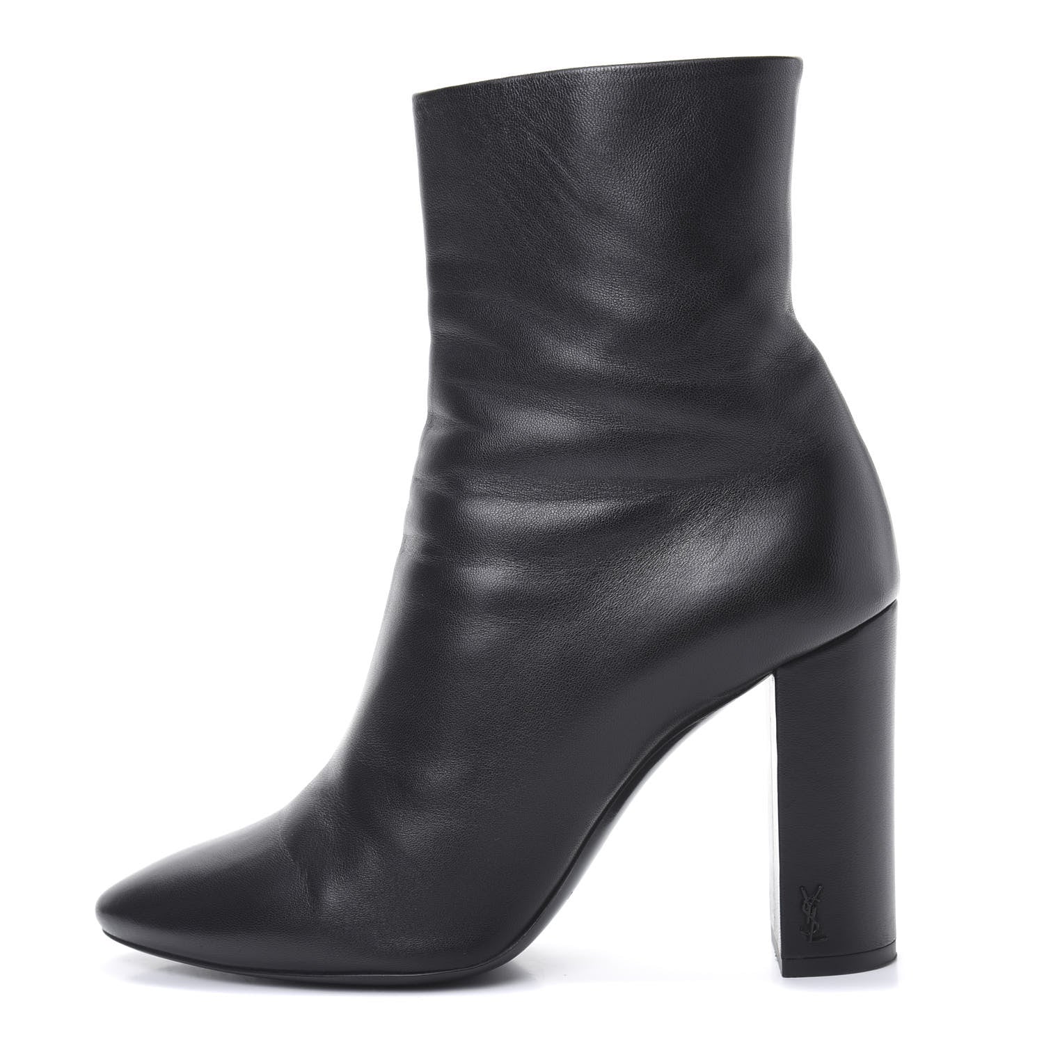 Saint Laurent Nappa Vendome Loulou Ankle Zip Boot 39 Black 1 of 12