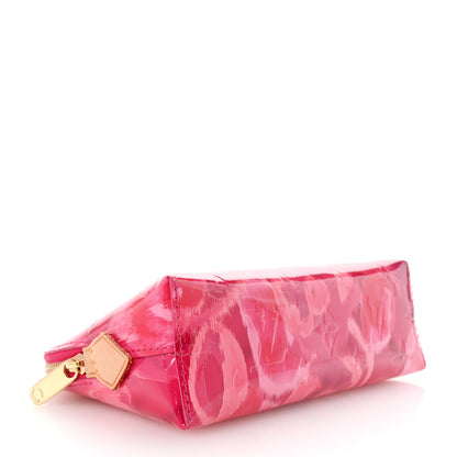 Louis Vuitton Vernis Ikat Cosmetic Pouch Rose Indien 4 of 6