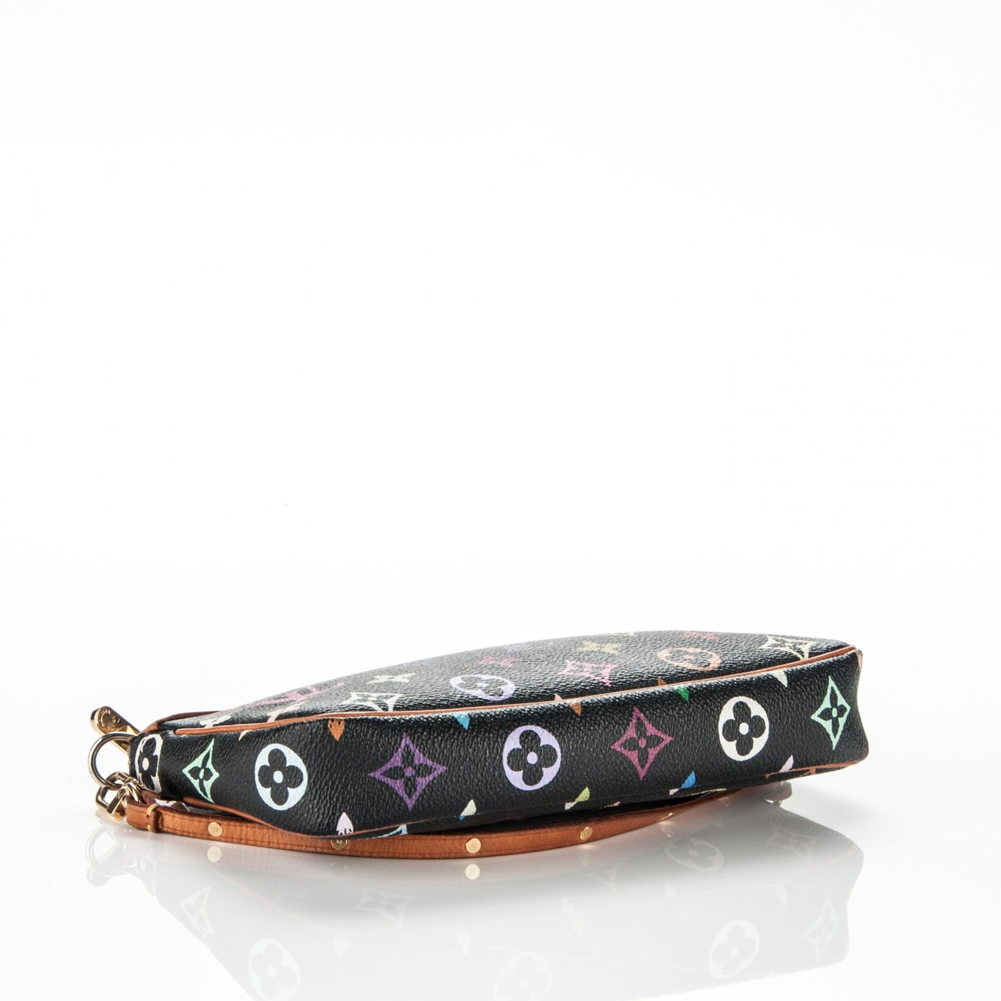 Monogram Multicolor Pochette Accessories Black