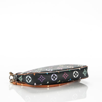 Louis Vuitton Monogram Multicolor Pochette Accessories Black 5 of 8