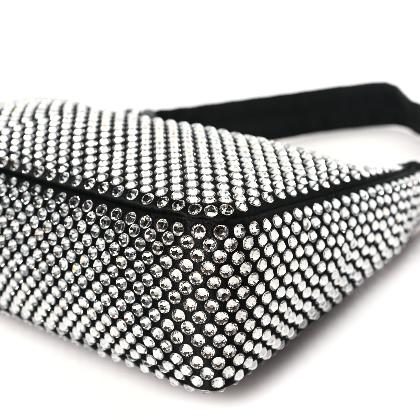 Satin Crystal Mini Re-Edition 2000 Bag Cristal