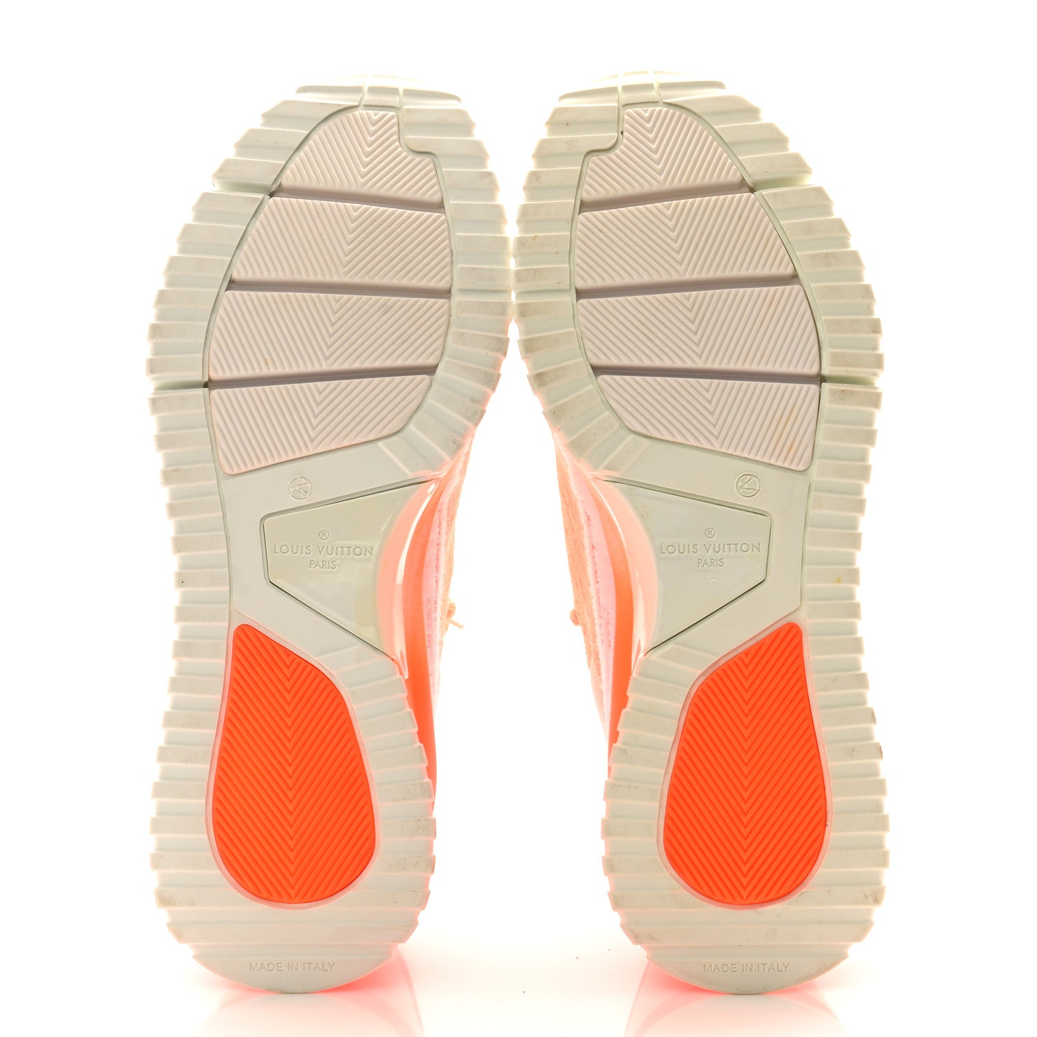Louis Vuitton Technical Knit V.N.R Sneakers 9 Orange 5 of 9