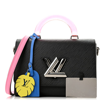 Louis Vuitton Epi Twist Short Handle Shoulder Bag Black Rose 1 of 10