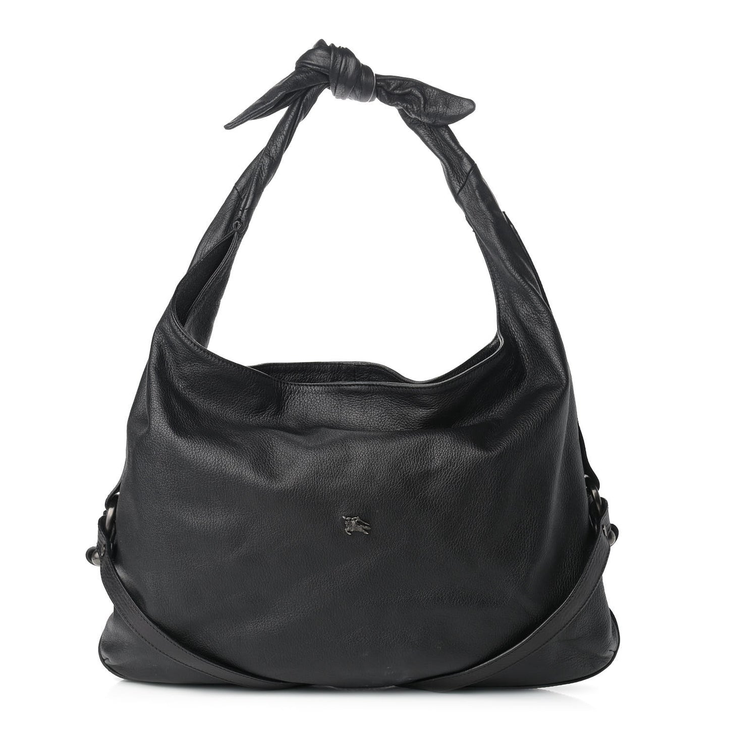 Prorsum Calfskin Hobo Bag Black