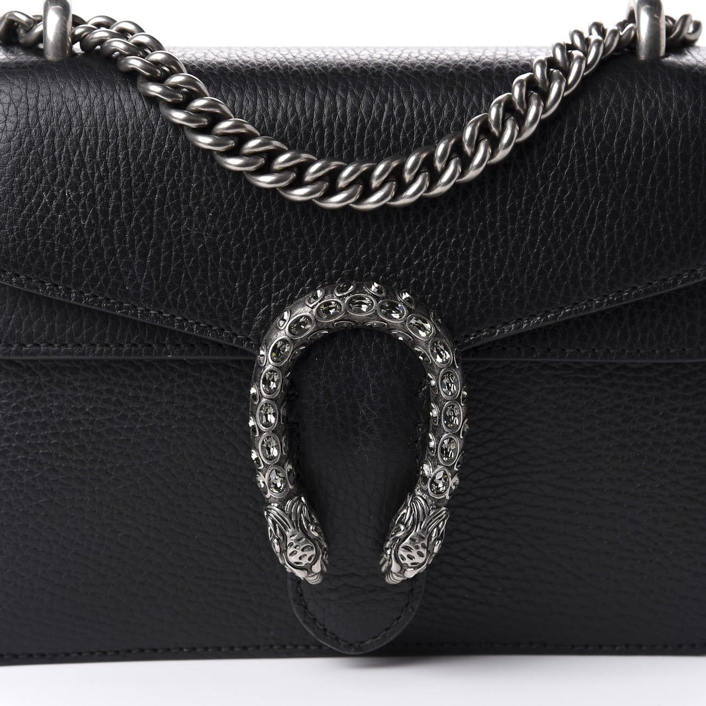 Calfskin Mini Dionysus Shoulder Bag Black