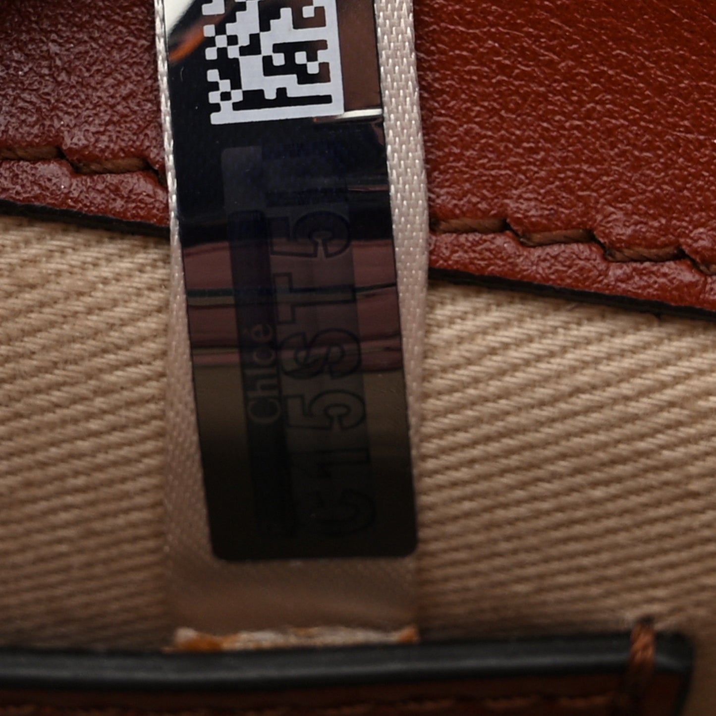 Calfskin Small Tess Bag Sepia Brown