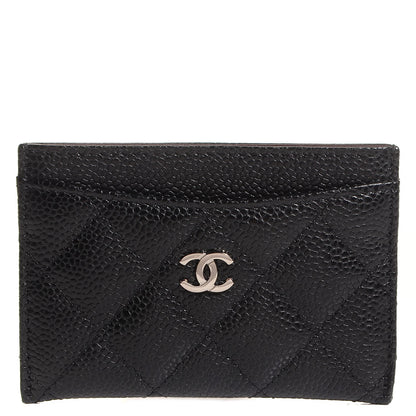 Chanel Caviar Quilted Card Holder Black 1 of 10