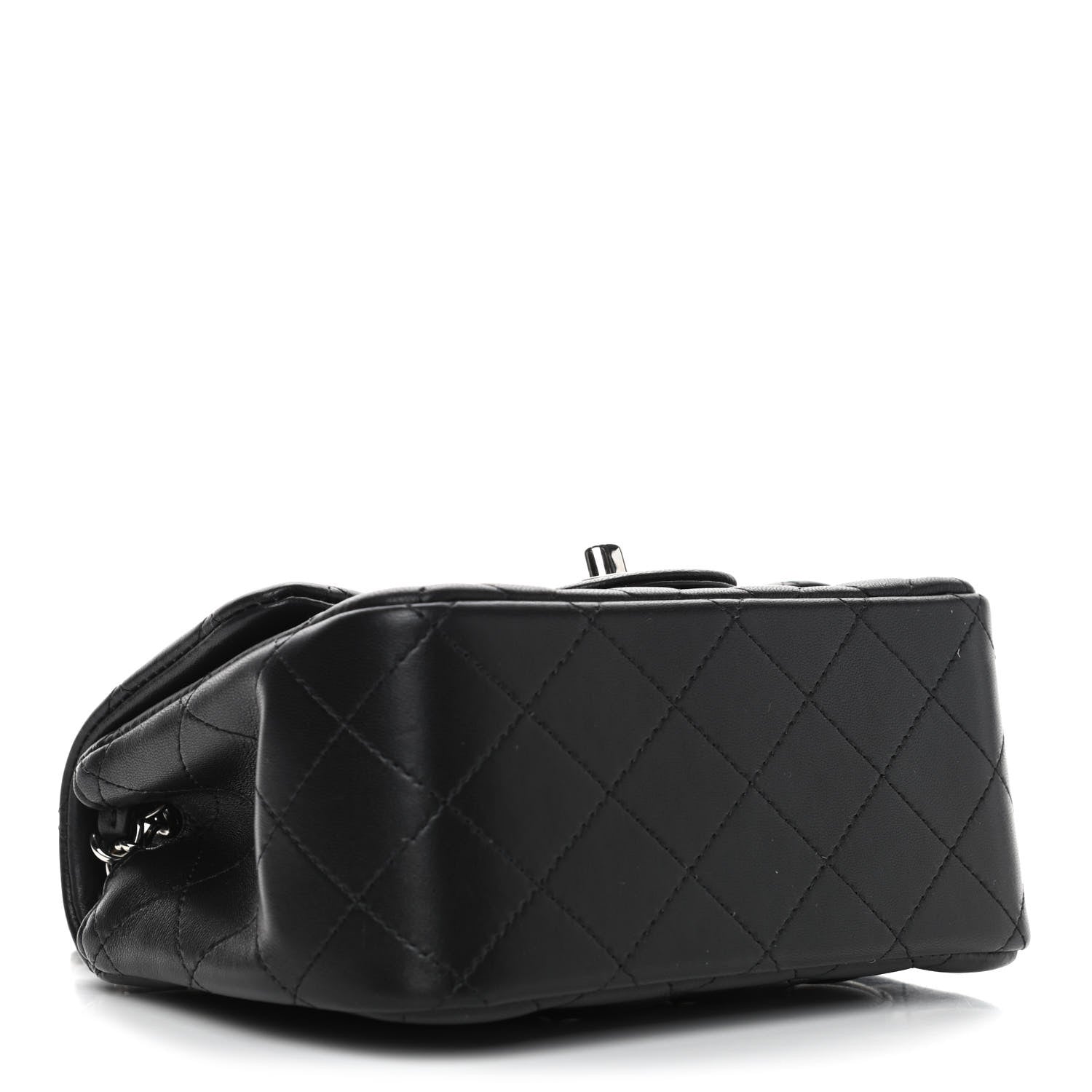 Chanel Lambskin Quilted Mini Square Flap Black 3 of 4