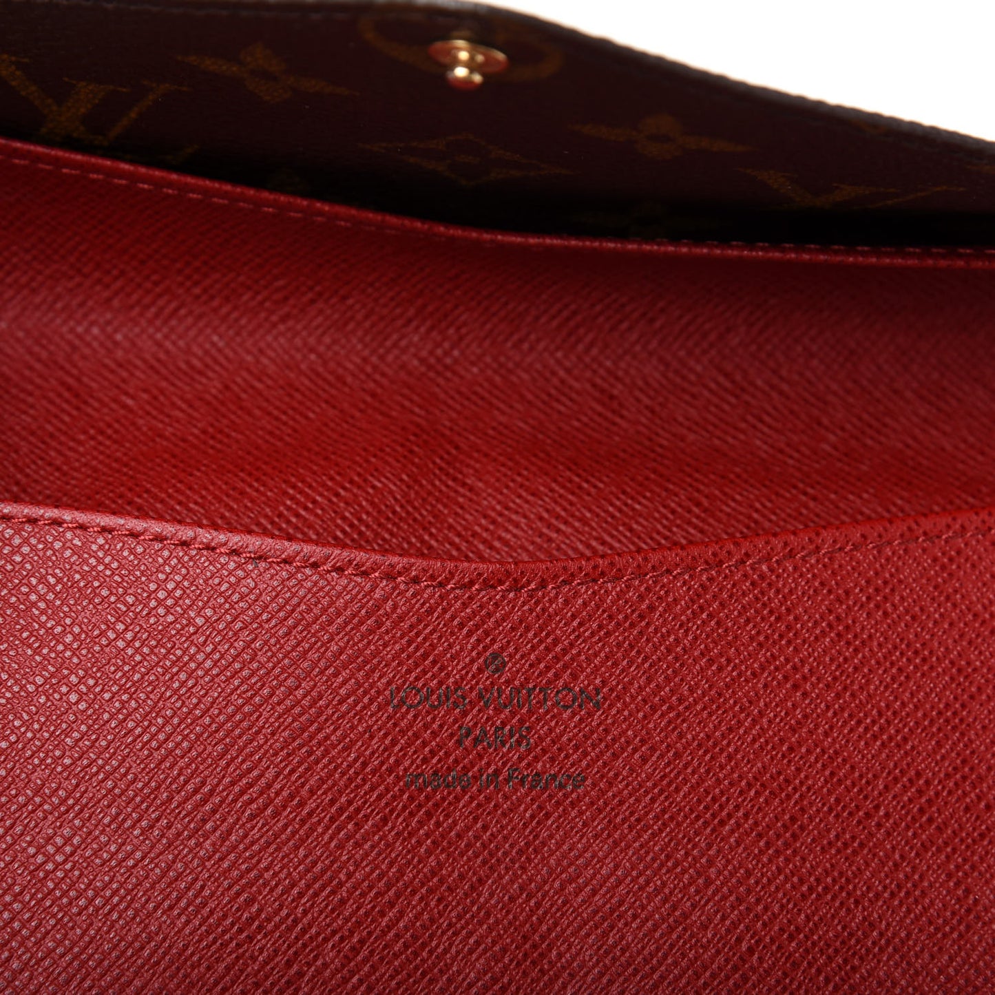 Monogram Josephine Wallet Rouge