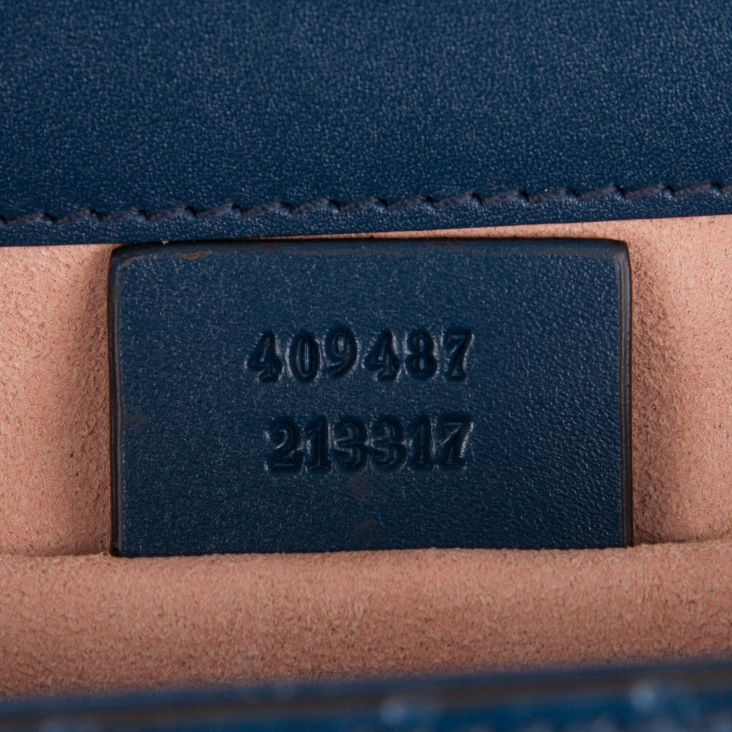 Gucci Guccissima Small Padlock Shoulder Bag Blue Agata 7 of 7
