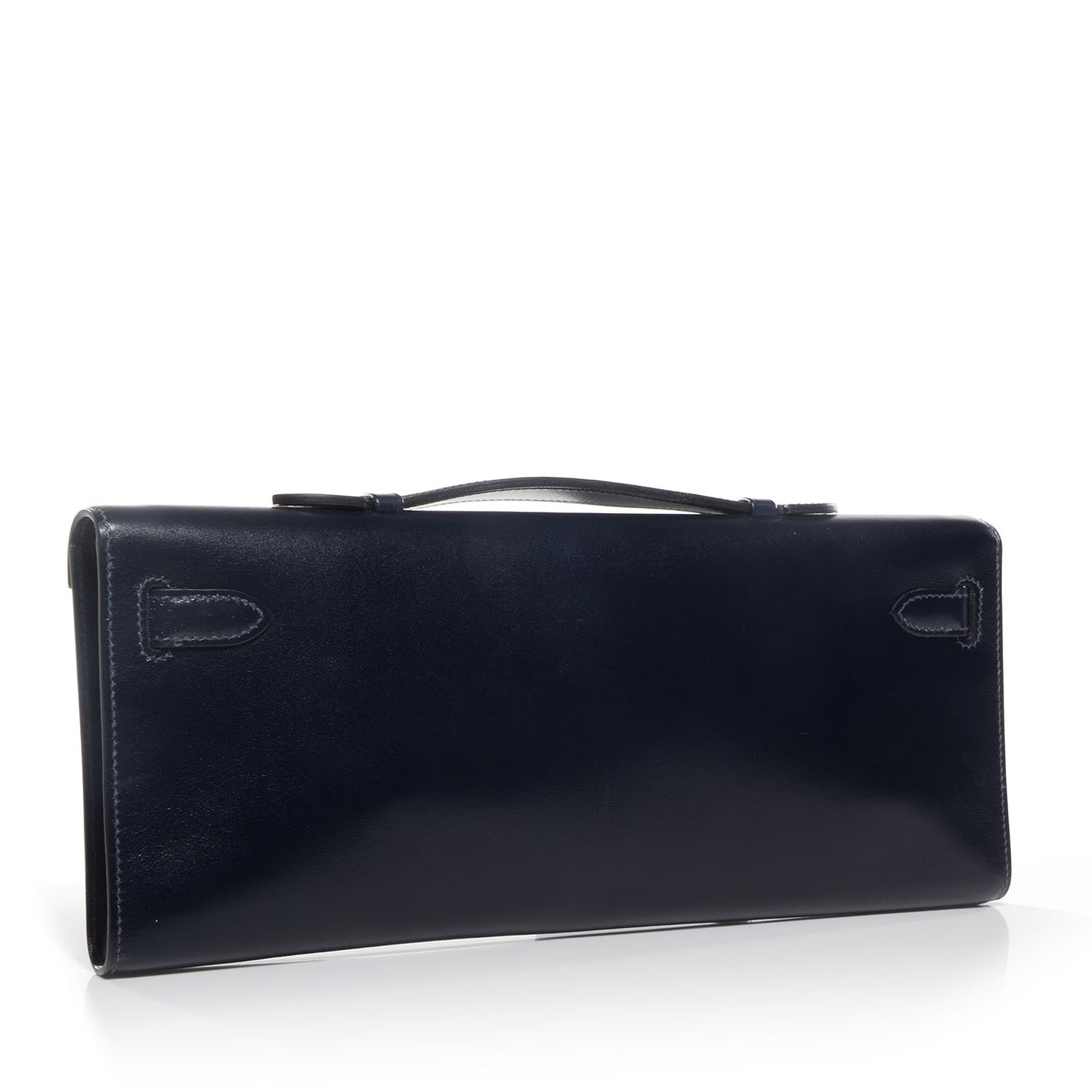 Box Kelly Cut Clutch Pochette Indigo