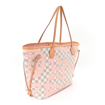 Louis Vuitton Damier Azur Tahitienne Neverfull MM 4 of 13