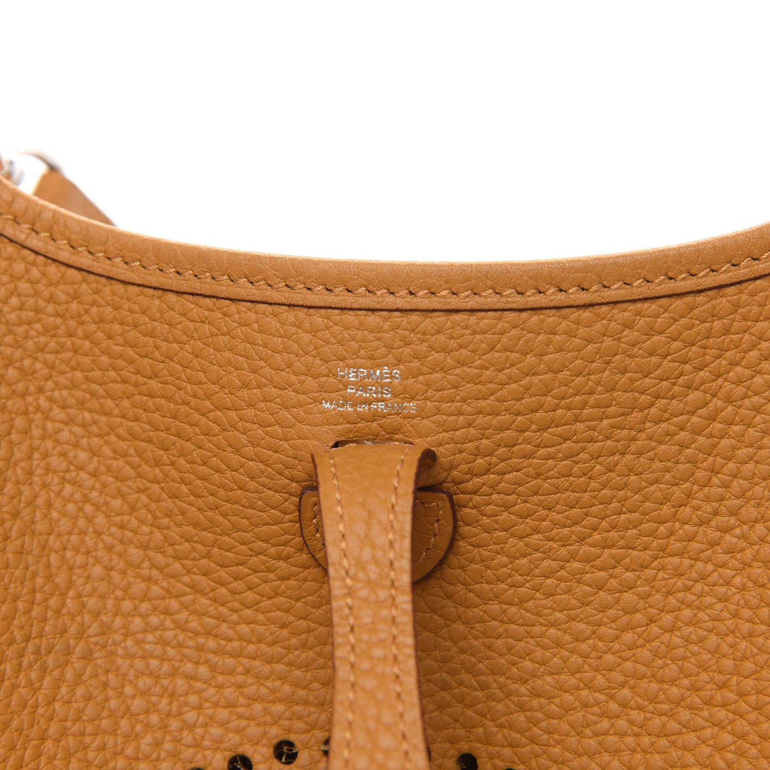 Hermes Taurillon Clemence Allegro Evelyne TPM Sesame 10 of 13