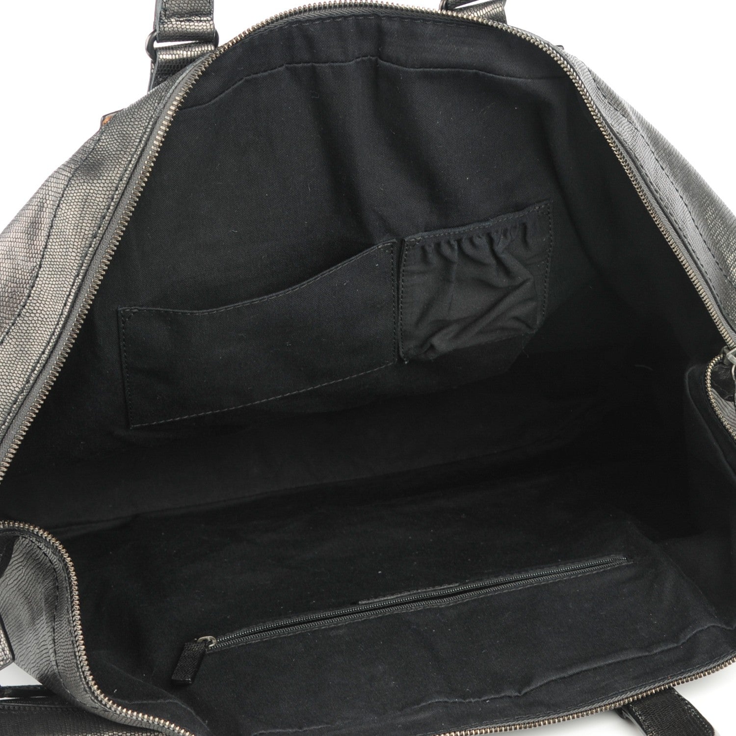 Givenchy Metallic Lizard Effect Maxi Nightingale Shopper Tote Bronze 6 of 9