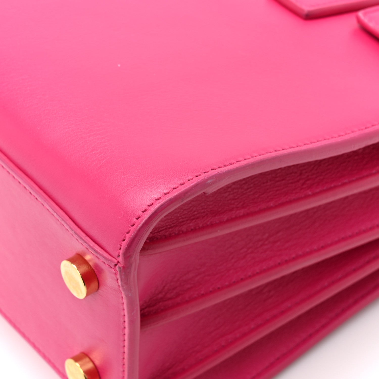 Saint Laurent Calfskin Nano Sac De Jour Fluo Pink 19 of 22