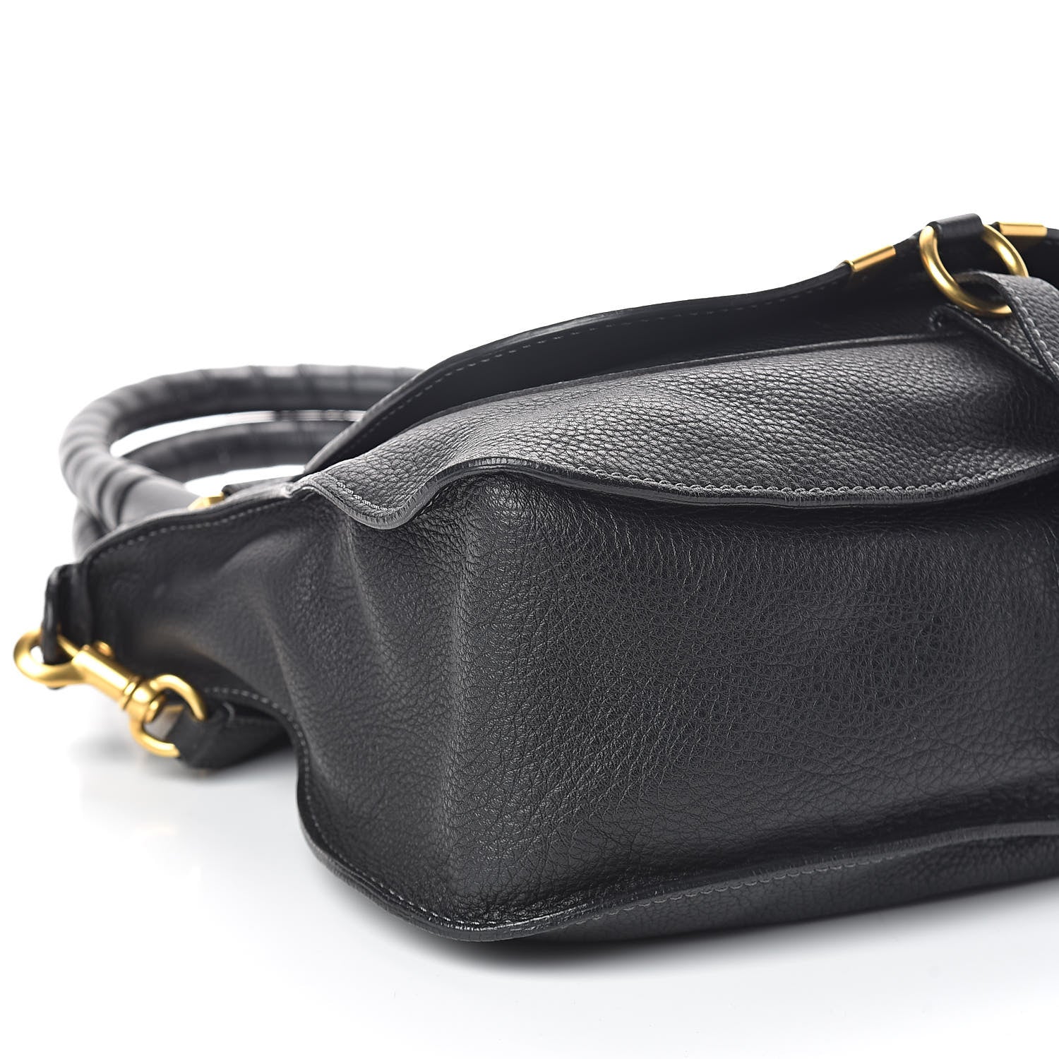 Chloe Calfskin Medium Marcie Satchel Black 8 of 9