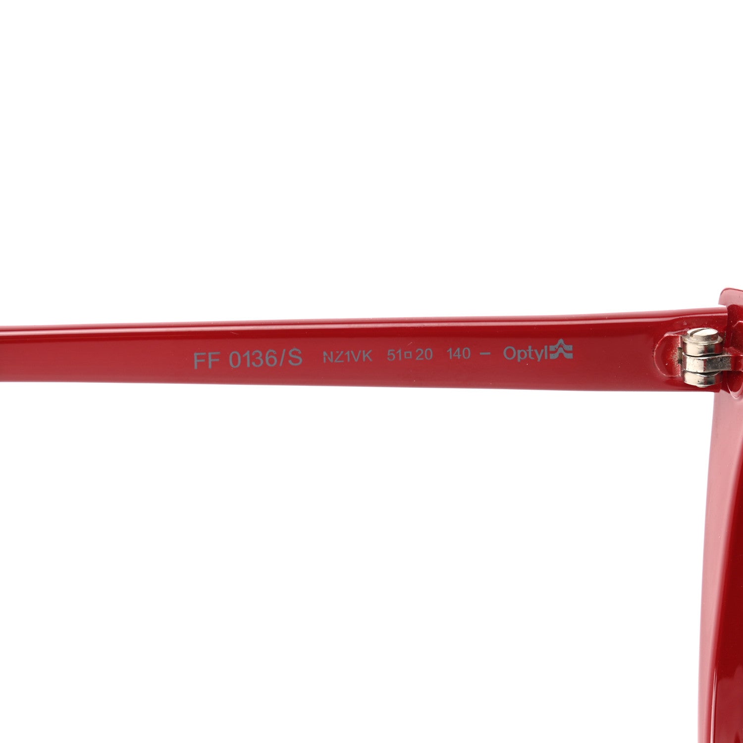 Fendi Cat Eye Paradeyes Sunglasses FF 0136/S Red 6 of 6