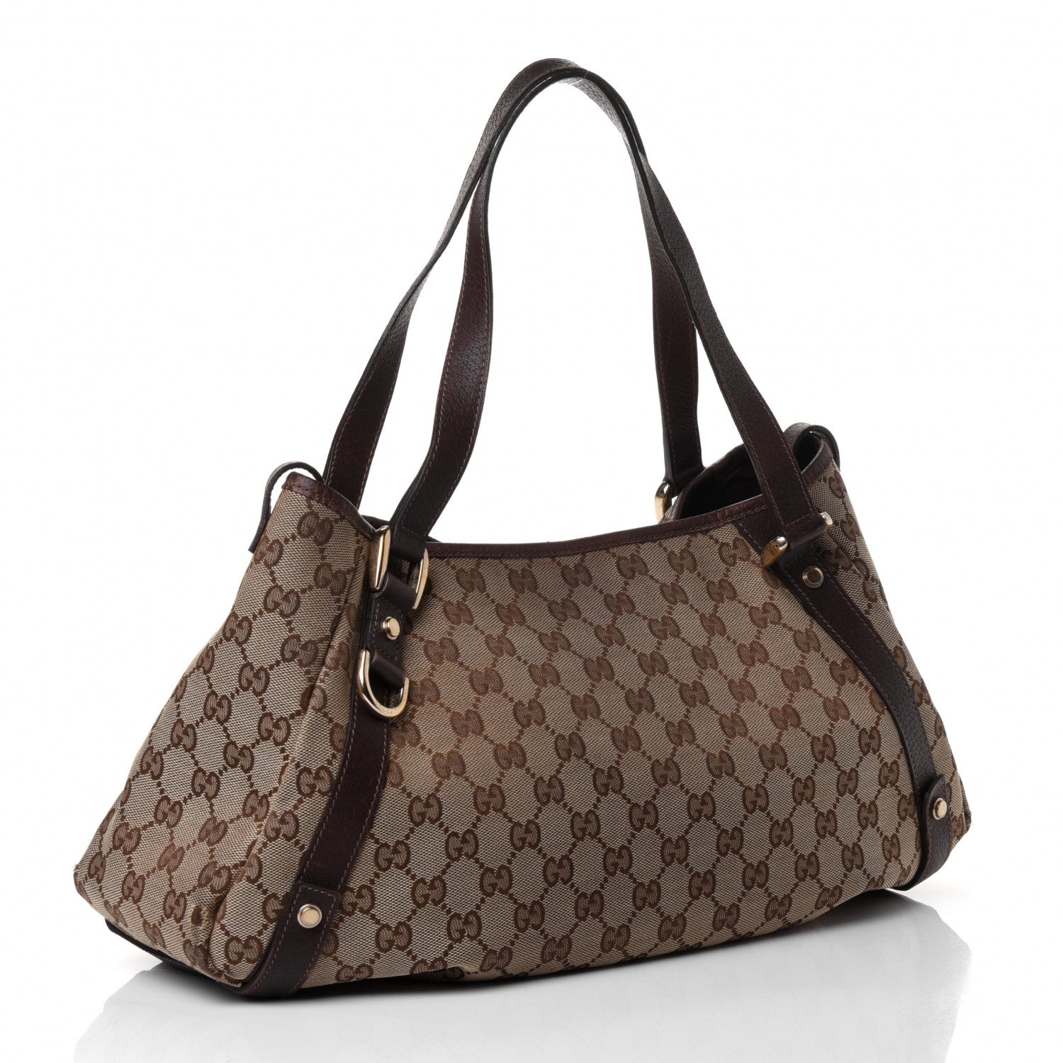 Gucci Monogram Medium Abbey Shoulder Bag Dark Brown 2 of 4