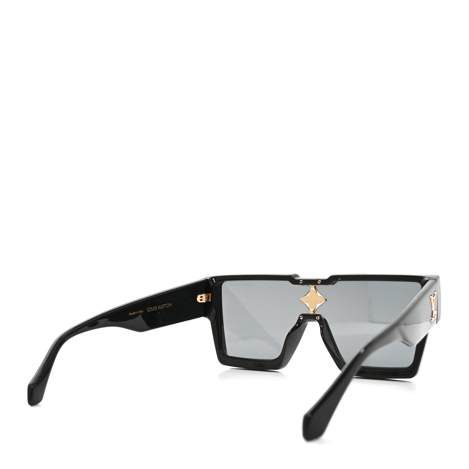 Louis Vuitton Acetate Swarovski Crystal Cyclone Sunglasses Z1578E Black 4 of 6