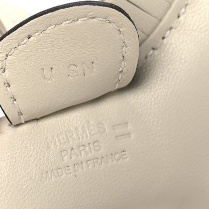 Hermes Milo Lambskin Lizard Grigri Rodeo Horse Bag Charm PM Beton Ombre 3 of 4