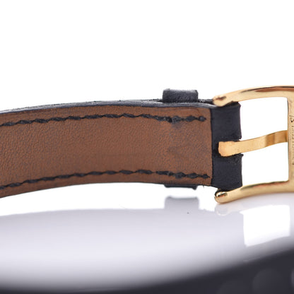 Hermes Stainless Steel Courchevel 20mm Kelly Cadena Quartz Watch Noir 11 of 12