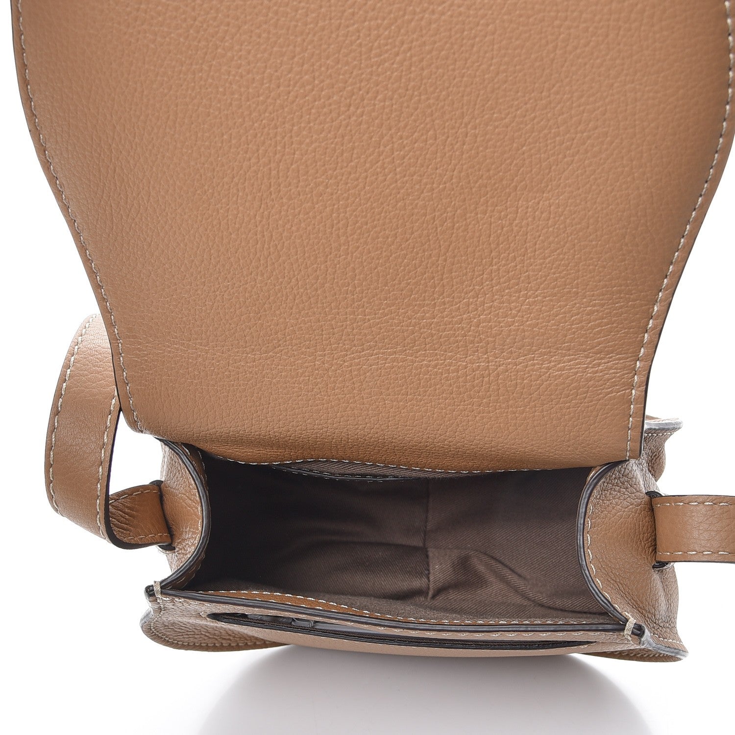 Chloe Calfskin Mini Marcie Round Crossbody Bag Nut 5 of 8