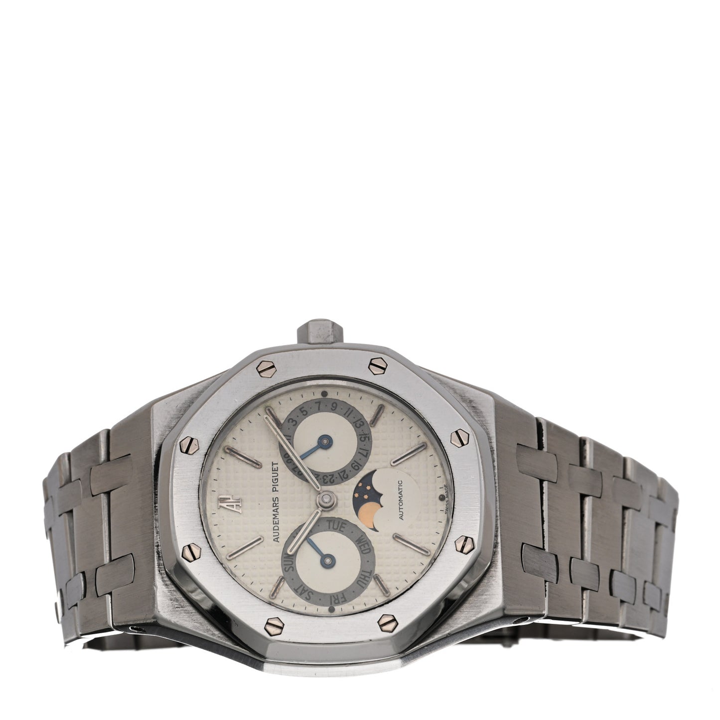 Stainless Steel 36mm Royal Oak Day-Date Moonphase Automatic Watch 25594ST.OO.0789ST.05