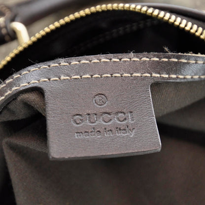Gucci Coated Canvas Monogram Tote Ebony 10 of 11