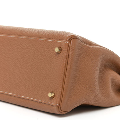 Hermes Togo Kelly Retourne 35 Gold 9 of 12
