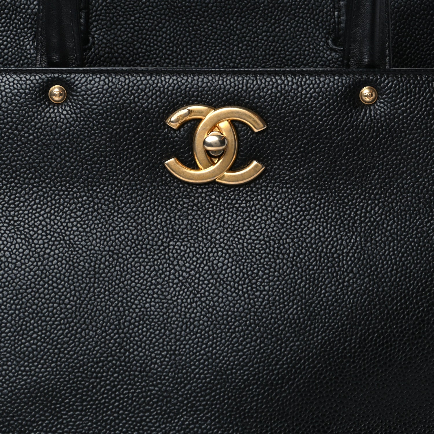 Chanel Caviar Large Shopping Tote Black 8 of 10