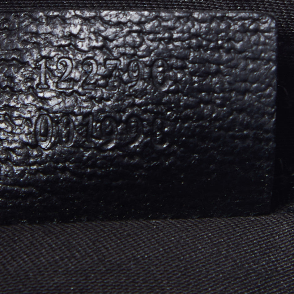 Monogram Medium Half Moon Hobo Black