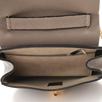 Chloe Grained Lambskin Mini Drew Shoulder Bag Motty Grey 5 of 11
