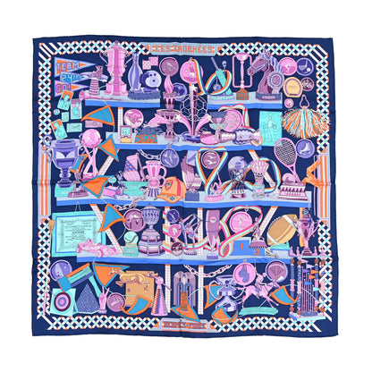Hermes Silk Les Trophees Scarf 90 1 of 6