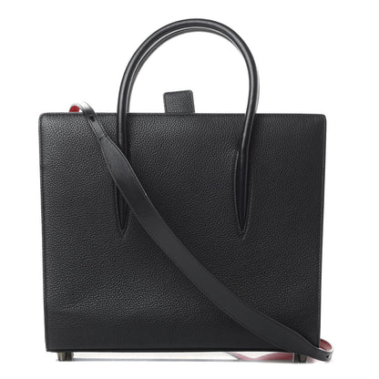 Christian Louboutin Calfskin Empire Patent Studded Medium Paloma Black 1 of 14