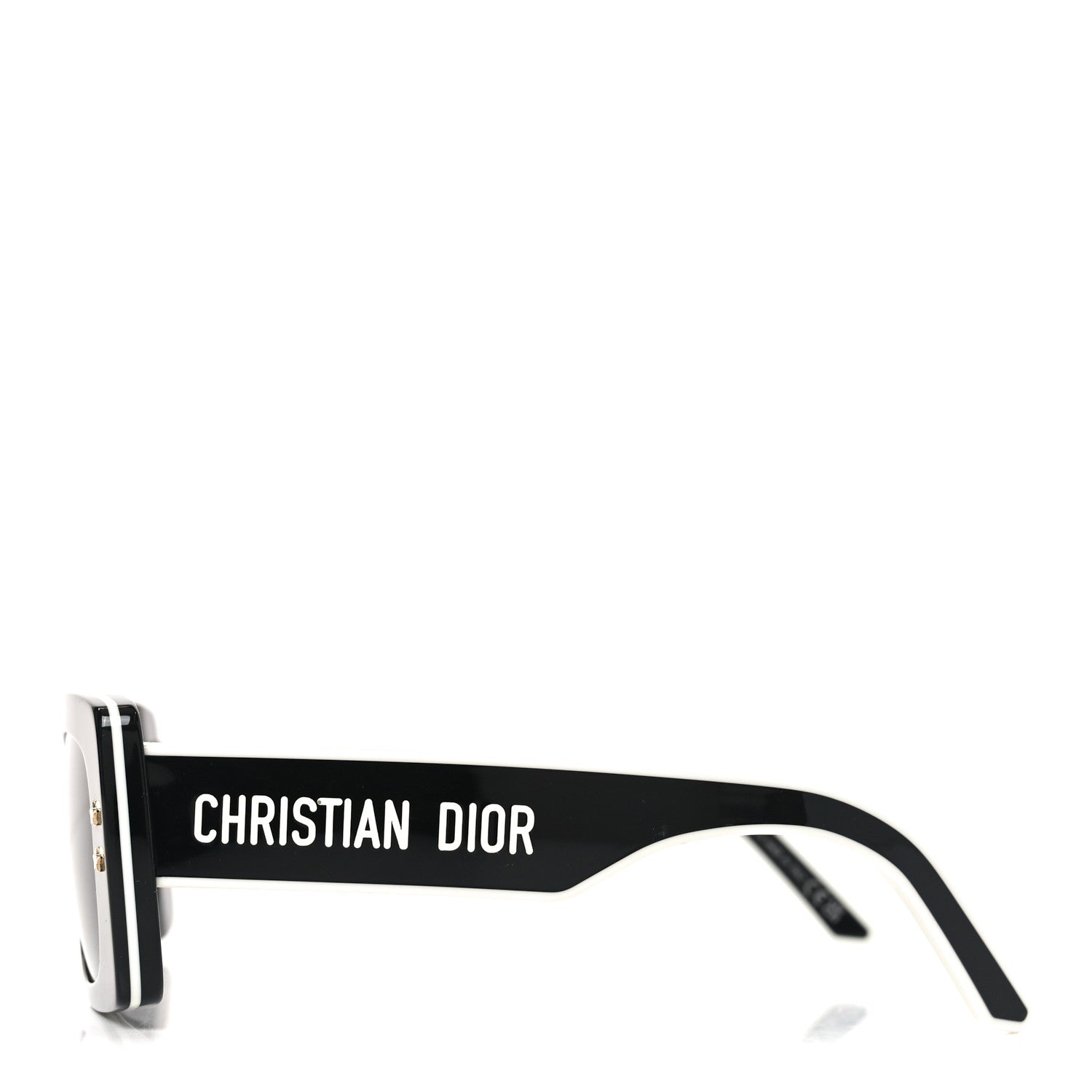 Christian Dior Diorpacific S1U Square Sunglasses Black White 3 of 8