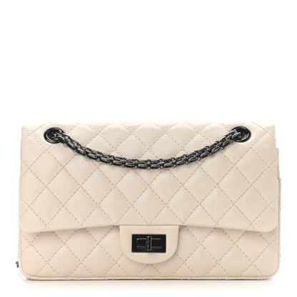 Chanel Aged Calfskin Quilted 2.55 Reissue 225 Flap White 1 of 11
